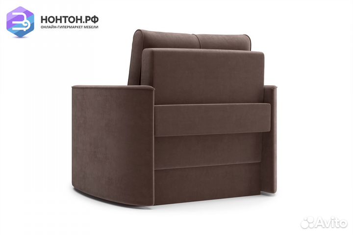 Кресло еврокнижка Колибри коричневое