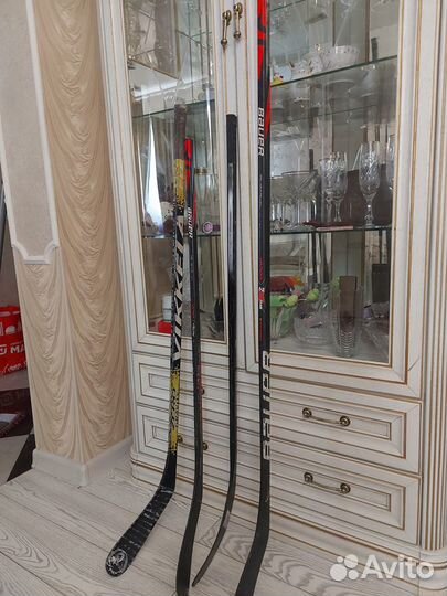 Клюшки хоккейные. Vikella,Bauer,Ribkor ccm