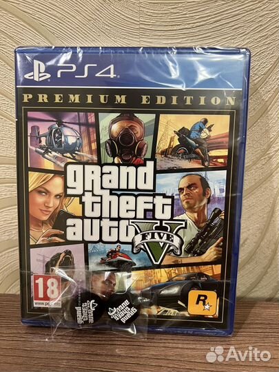 Gta 5 ps4 premium edition(Новая)