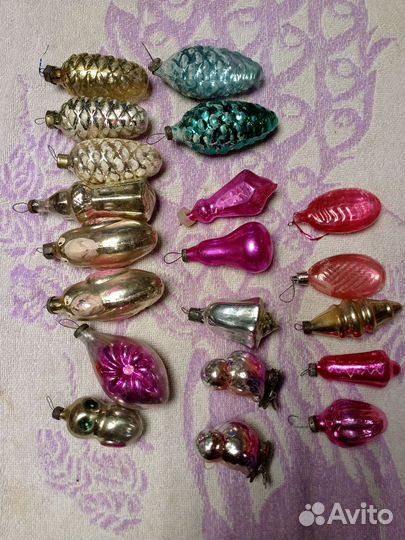 Елочные игрушки СССР одним лотом