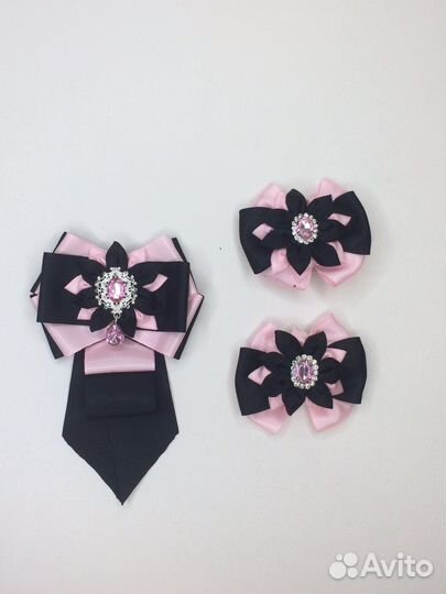 Галстук и резинки для девочек
