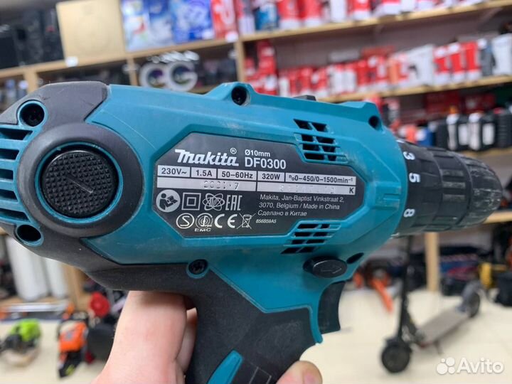 Сетевой дрель-шуруповерт Makita FD0300