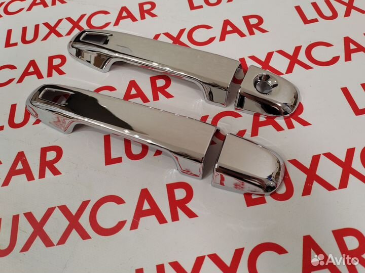 Накладки на ручки передних дверех Toyota C-HR Хром