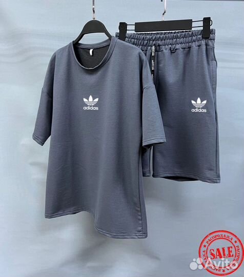 Спортивный костюм adidas (футболка+шорты)