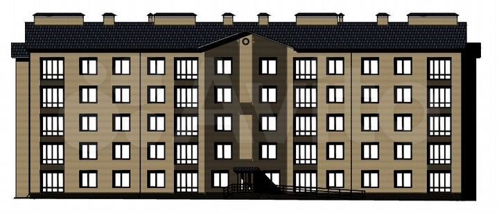 3-к. квартира, 87,3 м², 1/5 эт.