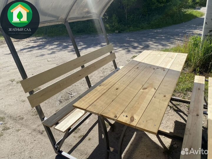 Беседка из поликарбоната. Цвет на выбор