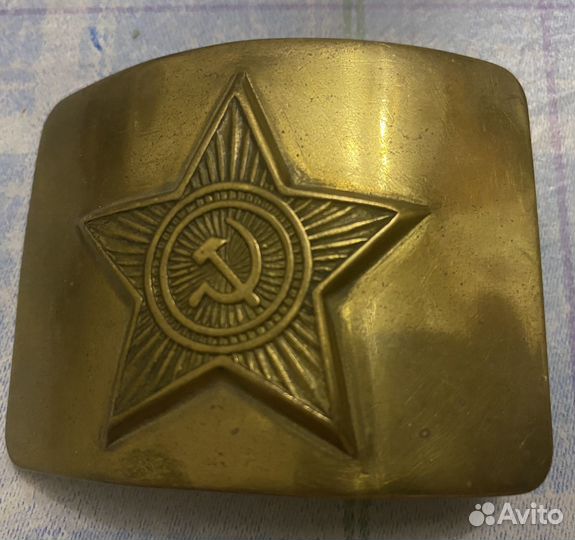 Пряжка для ремня солдатская