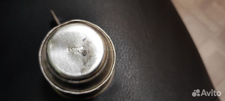 Мельхиоровая кофейная пара СССР