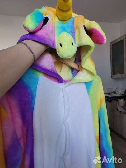 Пижама кигуруми единорог