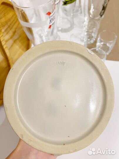 Пивные бокалы 7 штук рюмки 5