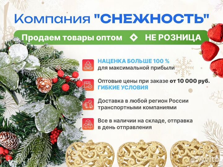 Новогодние и ёлочные игрушки, мишура, гирлянды