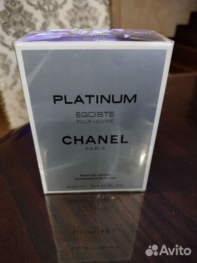 Мужская туалетная вода Chanel egoist platinum