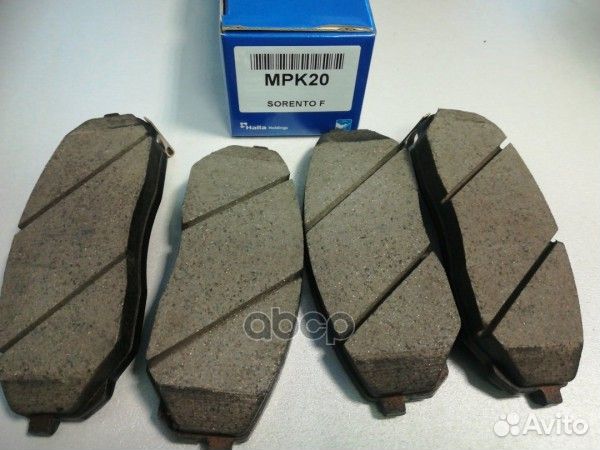 Колодки передние KIA Sorento 2.4/3.5L+crdi 02