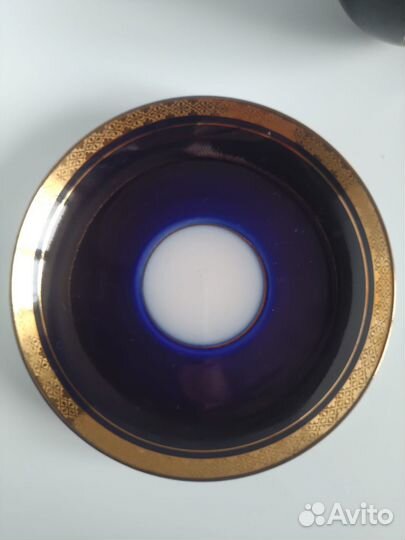 Чайная пара лфз кобальт Москва СССР