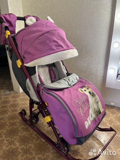 Коляска санки Nika 7 2