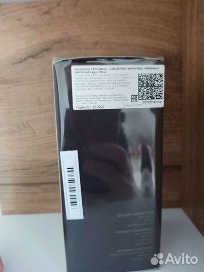 Духи Salvatore ferragamo 100мл, новые