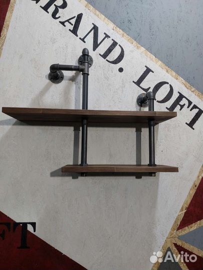 Полка настенная лофт