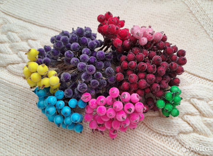 Ягоды для декора. Ягоды в сахаре