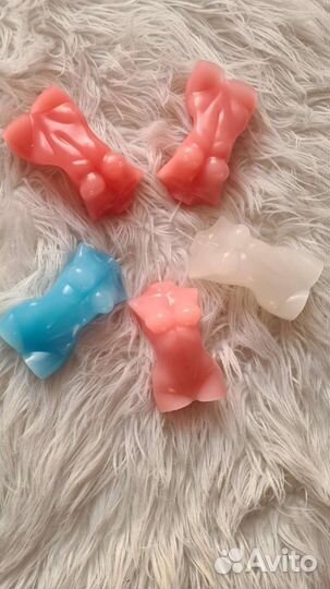 Свеча в форме тела: мужское и женское