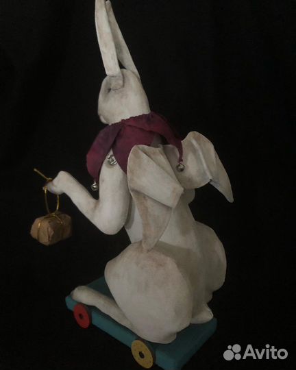 Заяц-Ангел интерьерная коллекционная игрушка