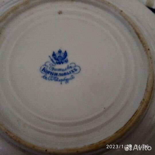 Тарелки антик.братья Корниловы