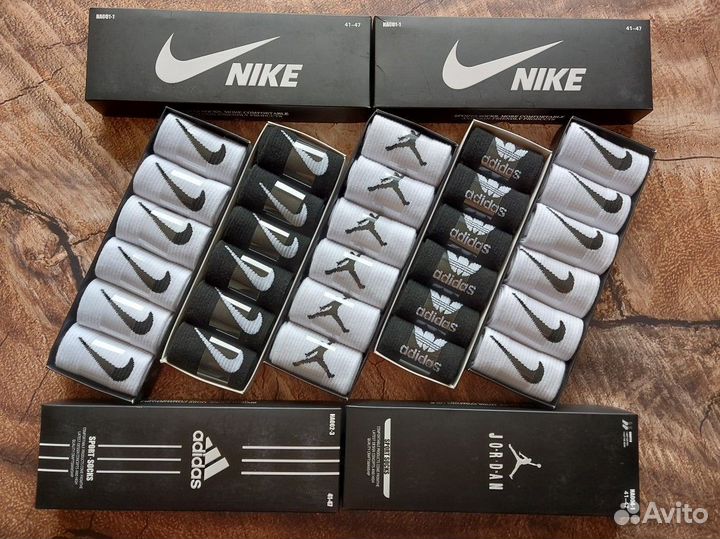 Носки Nike Reebok Lacoste Jordan