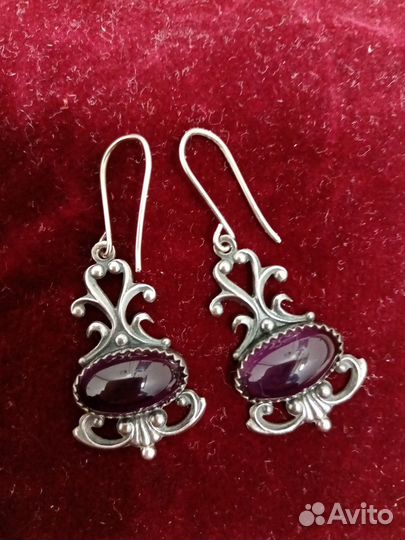 Серьги мельхиор 90-ые годы
