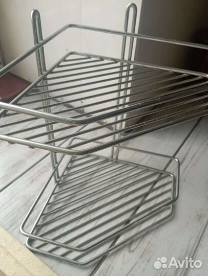 Угловая полка для ванной