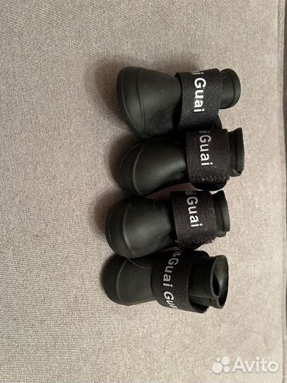 Резиновые сапожки на маленькую собачку