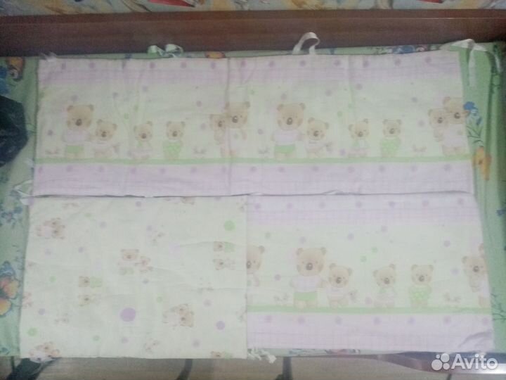 Бампер для детской кроватки