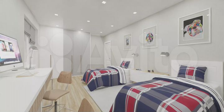 2-к. квартира, 83,4 м², 2/10 эт.