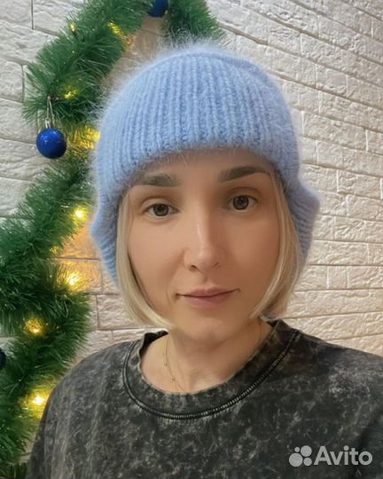 Шапка ушанка женская