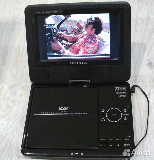 Dvd плееры портативные Supra и стационарный Akai