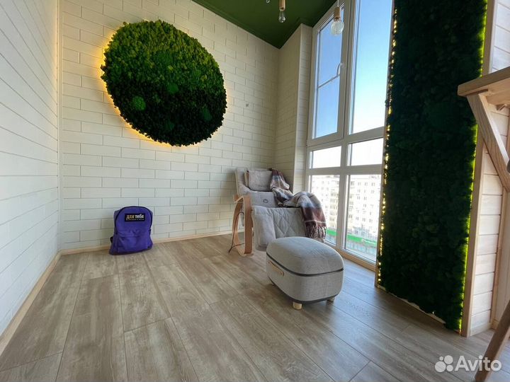 Отделка балкона под ключ в Красноярске Арт. 38