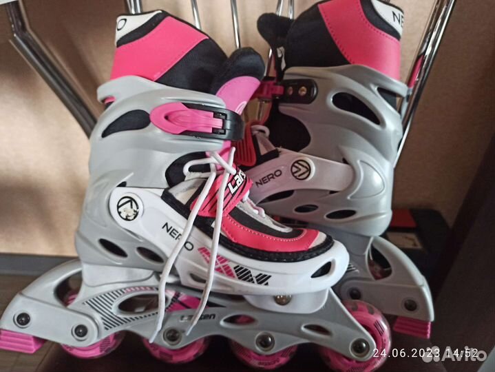 Роликовые коньки детские раздвижные