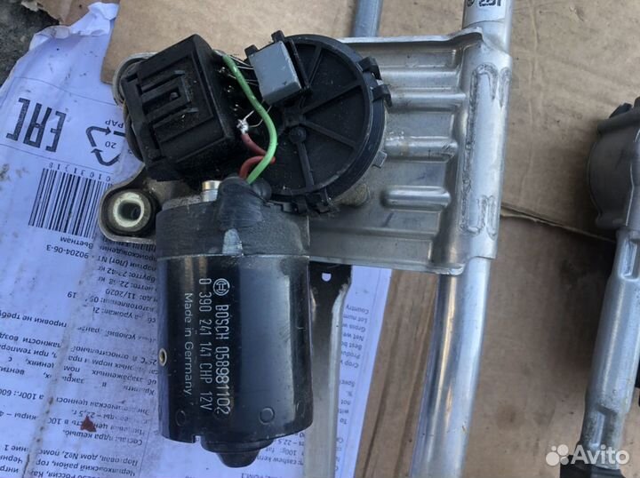 Трапеция дворников на Опель Астра G г