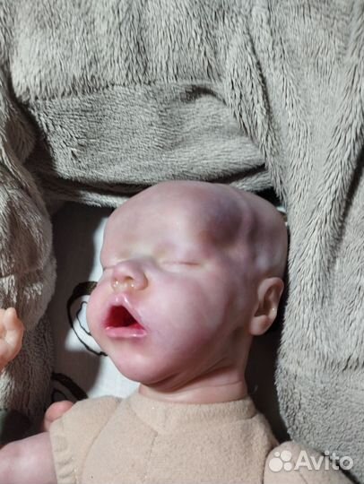 Кукла реборн Twin A (окрашена но не закреплена)