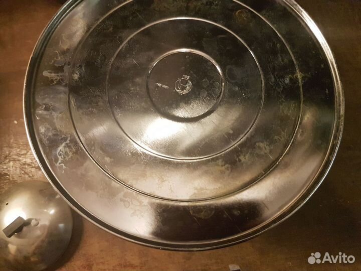 Чайник латунный никелированный Кольчугино СССР