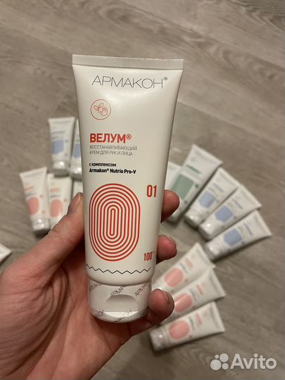 Паста для очистки кожи, крем защитный армакон