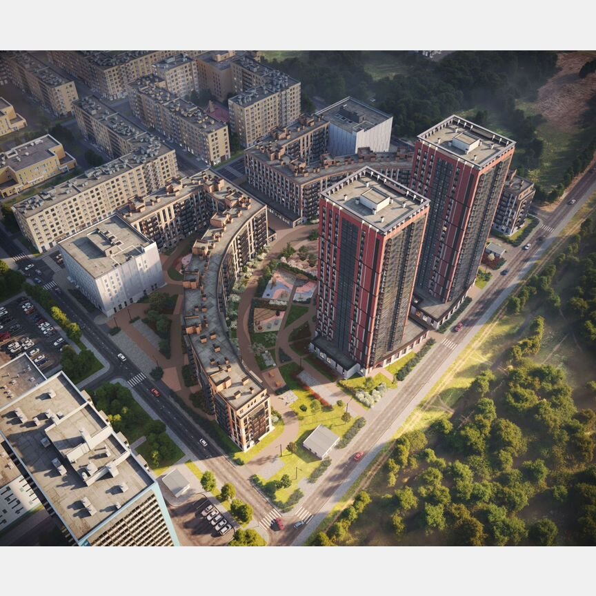 Квартира-студия, 29,5 м², 2/25 эт.