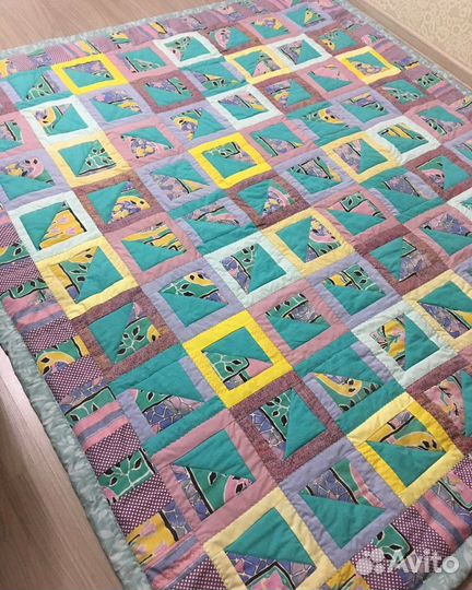 Лоскутное одеяло, ручной работы