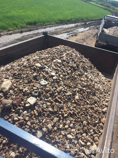 Гравий, песок, щебень, перегной