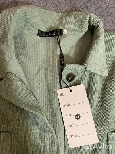 Вельветовая рубашка женская новая