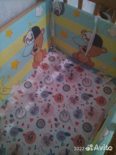 Бортики в кроватку новые