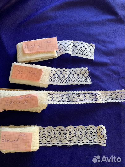 Кружево шитье СССР тесьма