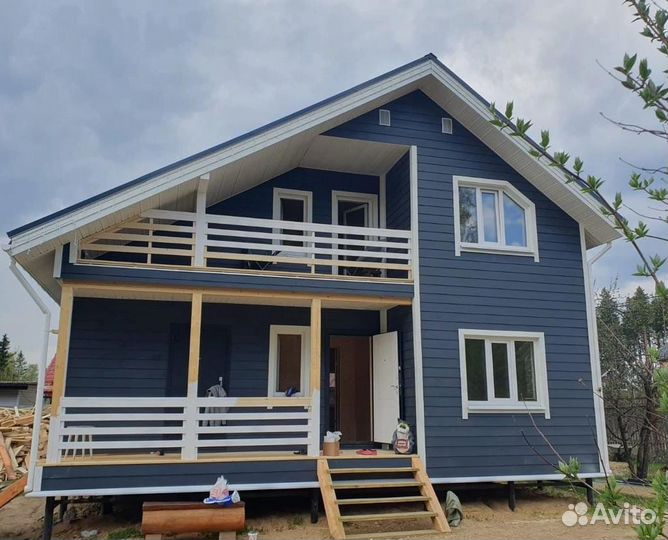 Каркасный дом под ключ 9х10
