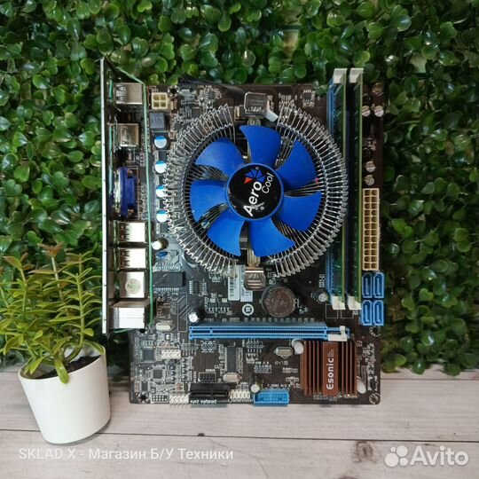 Материнская плата 1156 с процессором I3