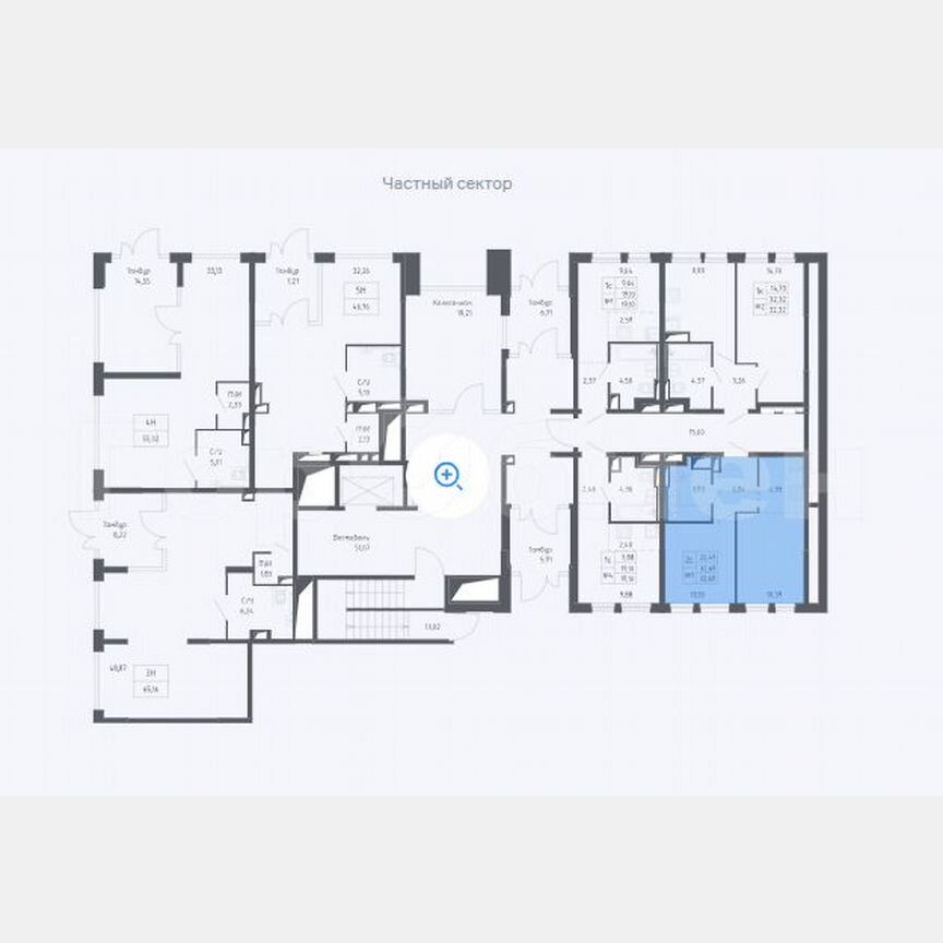 2-к. квартира, 33 м², 2/17 эт.