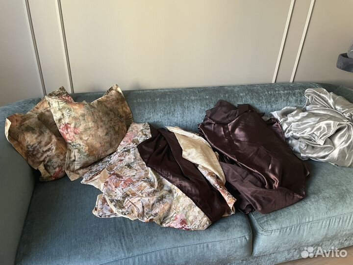 Шторы покрывало и подушки