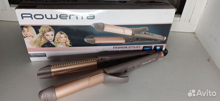 Плойка щипцы для волос Rowenta 3 режима